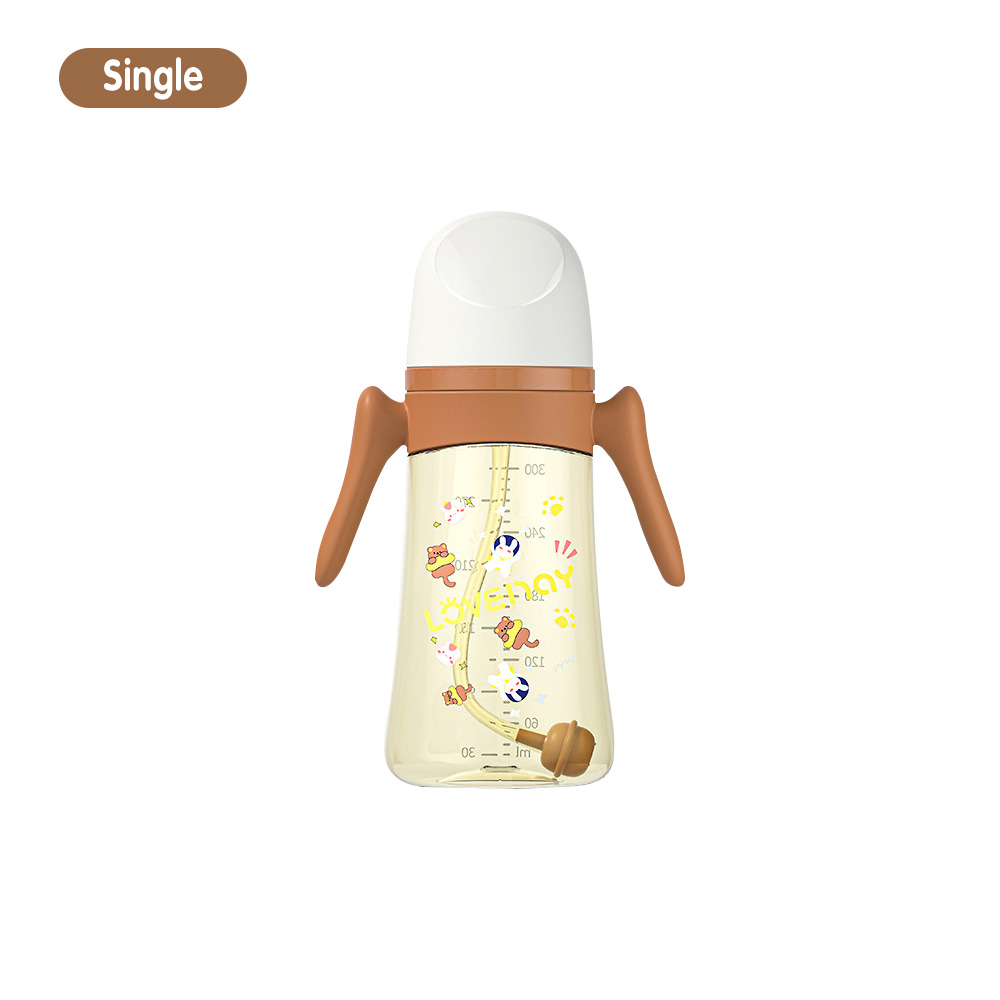 Mamibayi Botol Susu Anti Tumpah Bayi Botol Minum Anak 3In1 Botol 3-12 Bulan