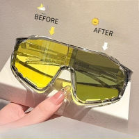 【GIAUSA】 Photochromic Goggles Night Vision Glasses for Cycling Windproof Day and Nigh Motorcycle Eyeglasses Shades for Men Women Blocks High Beams Anti UV Sunglasses Original S1336