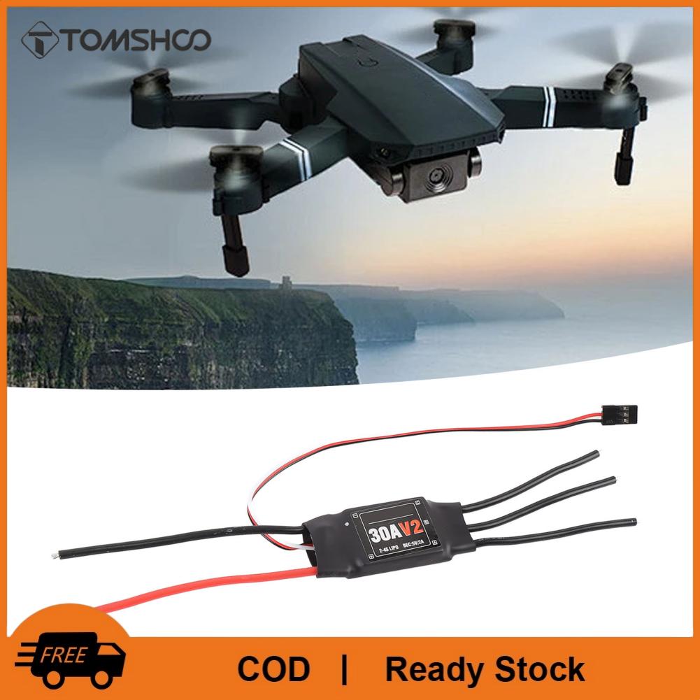 30A ESC không chổi than động cơ điện không chổi than thiết bị điều khiển tốc độ nhựa đồng cho cánh cố định đa trục 4 trục máy bay
