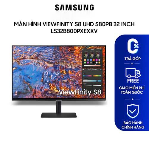 Màn hình samsung viewfinity s8 32inch 4k s80pb ls32b800pxexxv - hàng chính hãng samsung việt nam