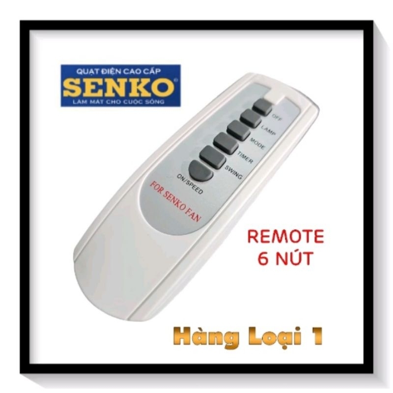 Điều khiển - remote quạt senko loại tốt