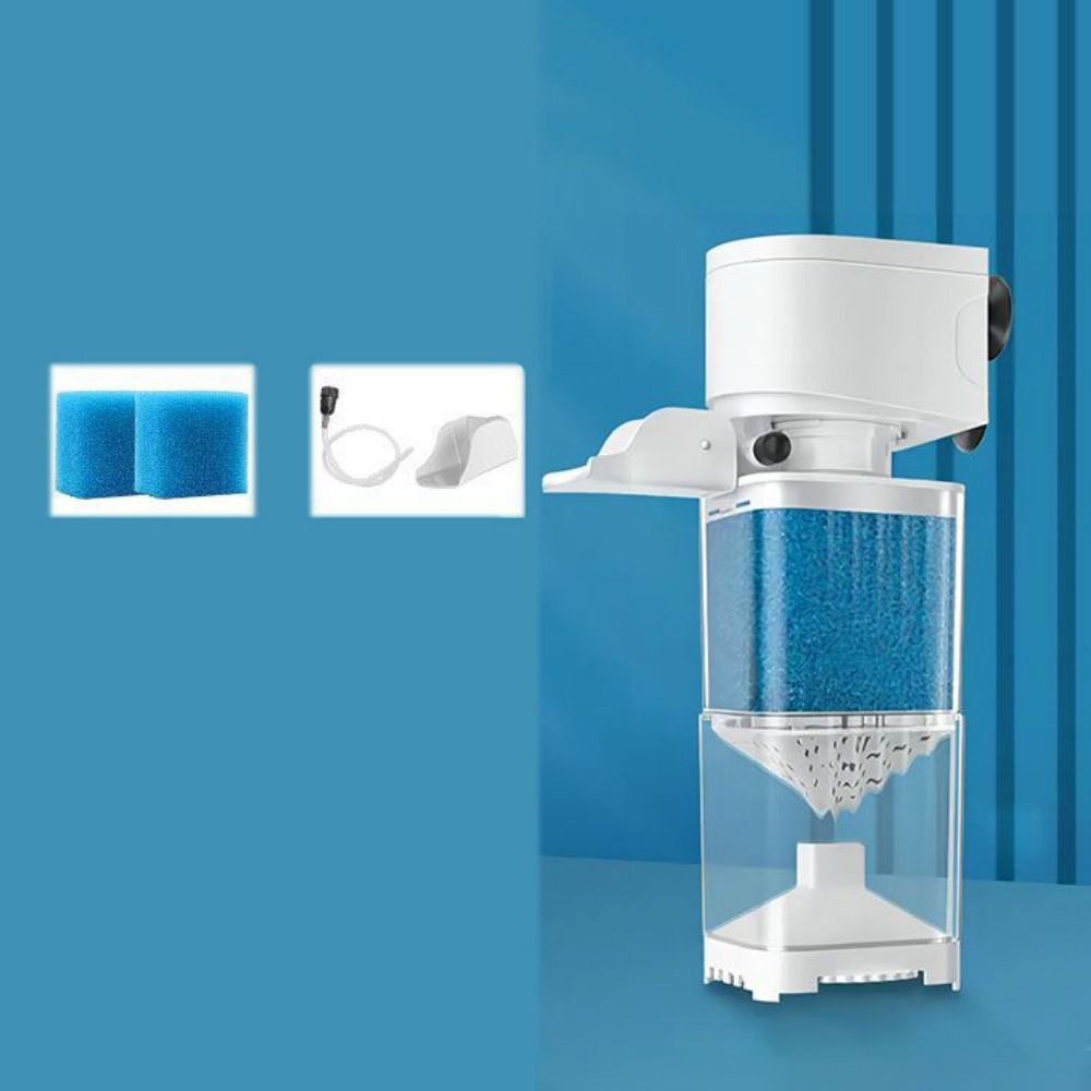 POXIA Tắt tiếng Bộ lọc chìm bể cá Có thể tháo rời Nhựa Lọc nước Bộ sưu tập phân cá Bộ lọc tích hợp Bộ lọc phân cá Cho bể cá - 6