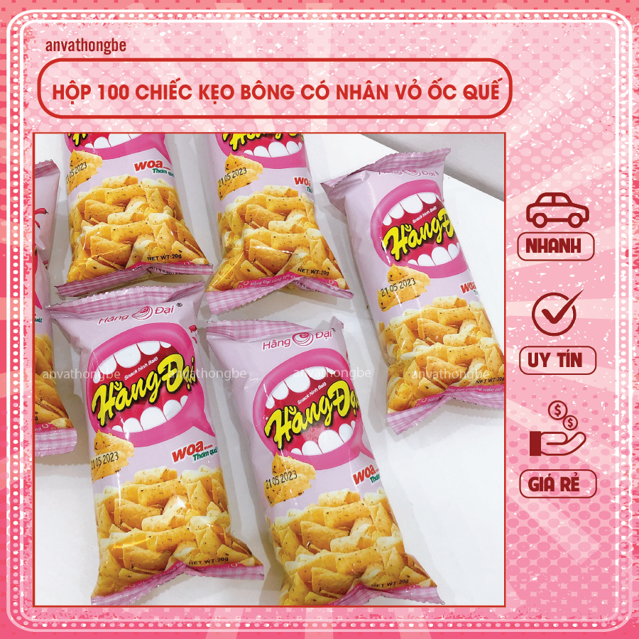 Snack Balo Hằng Đại giòn cay thơm