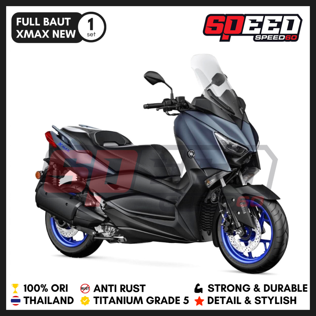 Baut Full Set XMAX New 2023 Baut Titanium Grade 5 Thailand King Nut Harga 6,576,500 rupiah*Gratis Ongkir