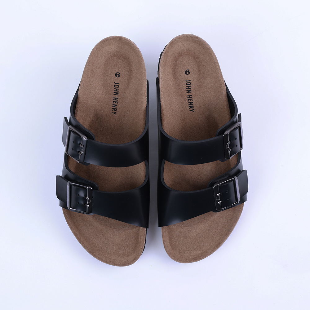 John Henry Men's Sandals Model JH F624MSDAC66 - Black ราคา 1,043 บาท*ส่งฟรี