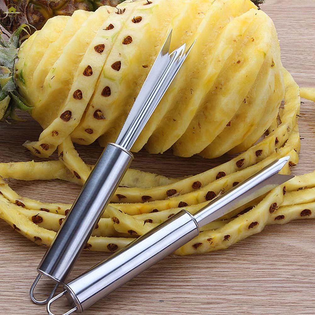 RAI Stainless Steel Pineapples Peeler Multipurpose Pineapples Fruit Shovel Fruit Peeling Tool