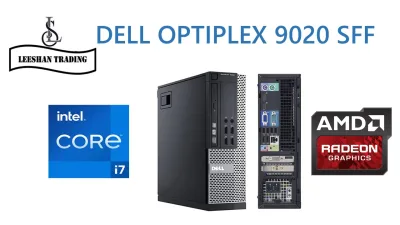 Dell OptiPlex 9020 desktop SFF intel core i7 4th Gen 8gb Ram 128GB SSD [OS installed] +1TB HDD [Extra storage] AMD Radeon R5 240 GPU, windows 10 Pro , MS office, Free WIFI Dongle (Refurbished)