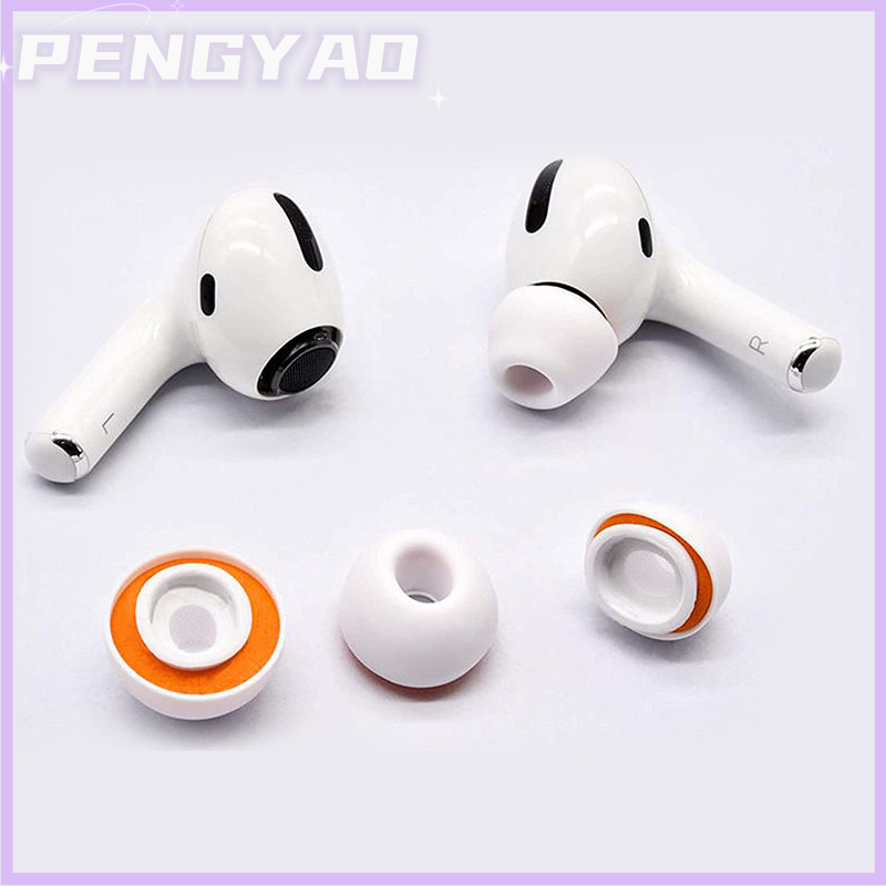 [PENGYAO] 1 cặp nút bịt tai nghe nhét tai bằng xốp thay thế nút bịt tai bằng silicon mềm cho AirPods Pro Phụ Kiện Miếng đệm tai nghe Nút Bịt Tai đệm tai