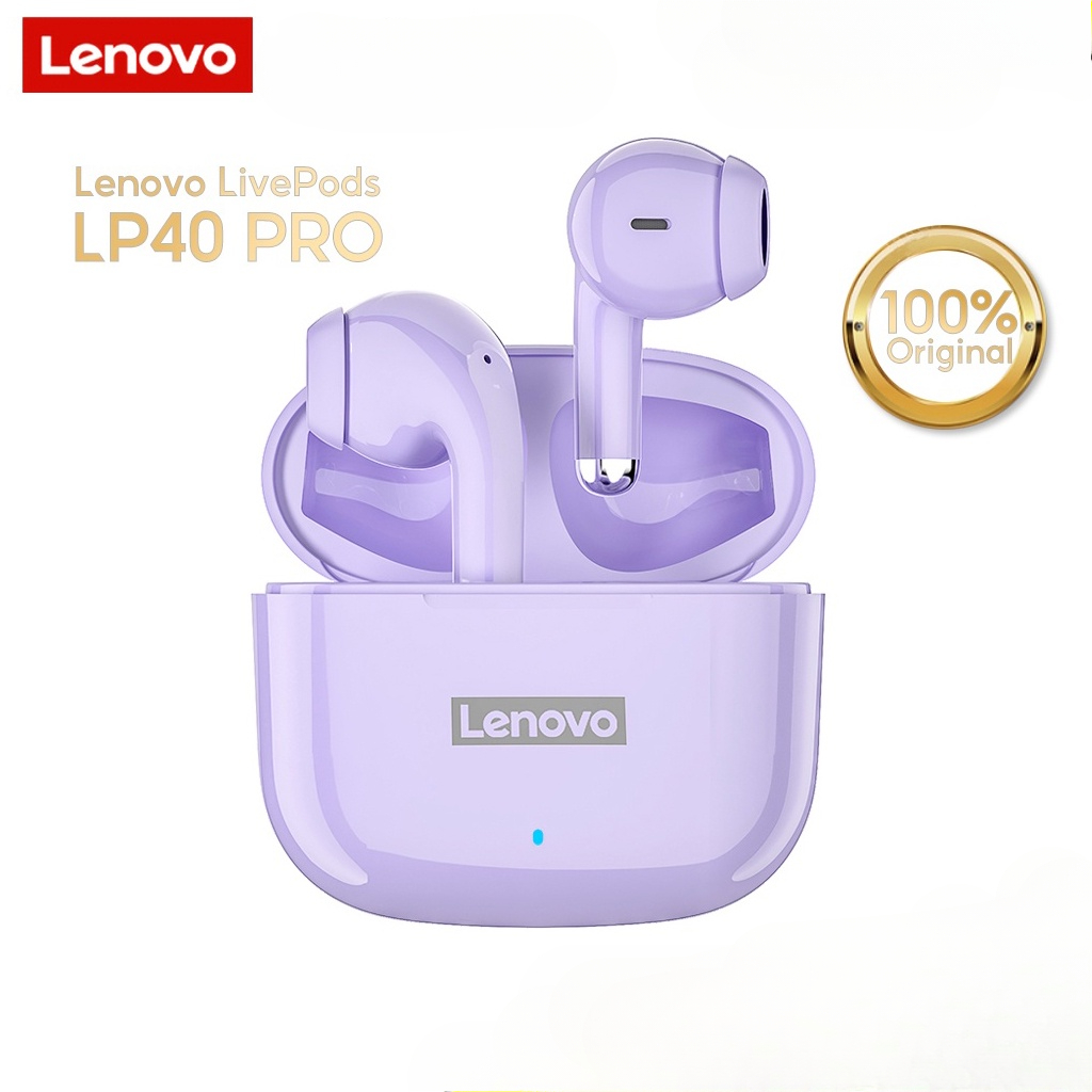 【พร้อมส่งจากไทย】Lenovo LP40 PRO หูฟัง TWS หูฟังบลูทูธ ไร้สายบลูทูธ 5.1 เวอร์ชันใหม่ LP40 พร้อมไมค์ IPX5 ราคา 219 บาท*ส่งฟรี