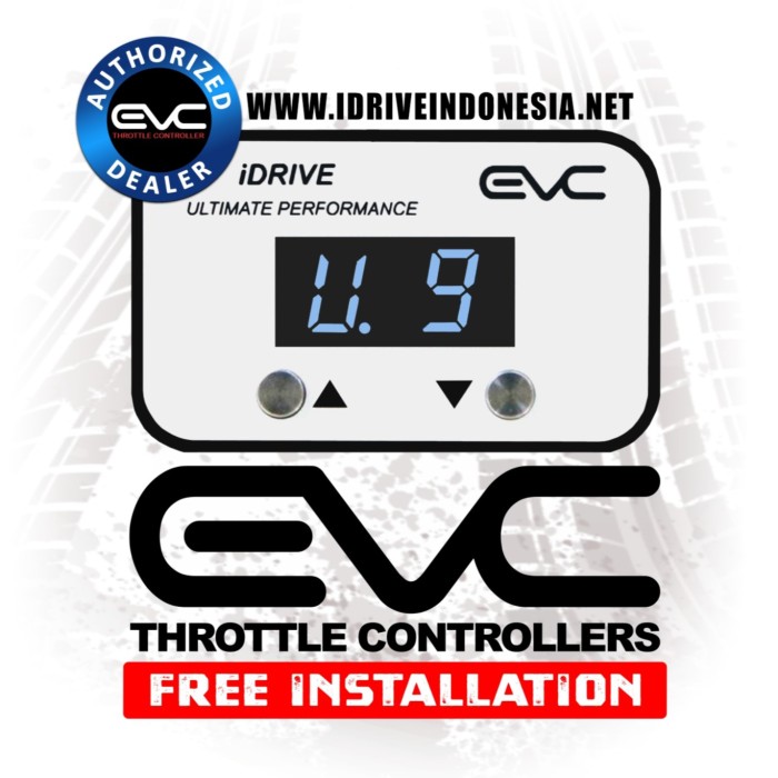 IDRIVE EVC THROTTLE CONTROL TOYOTA MAZDA FORD MITSUBISHI Harga 4,425,000 rupiah*Gratis Ongkir