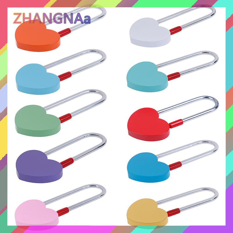ZHANGNAa รักล็อคมินิอลูมิเนียมล็อคหัวใจรักล็อควันครบรอบของขวัญวาเลนไทน์ ราคา 35 บาท*ส่งฟรี