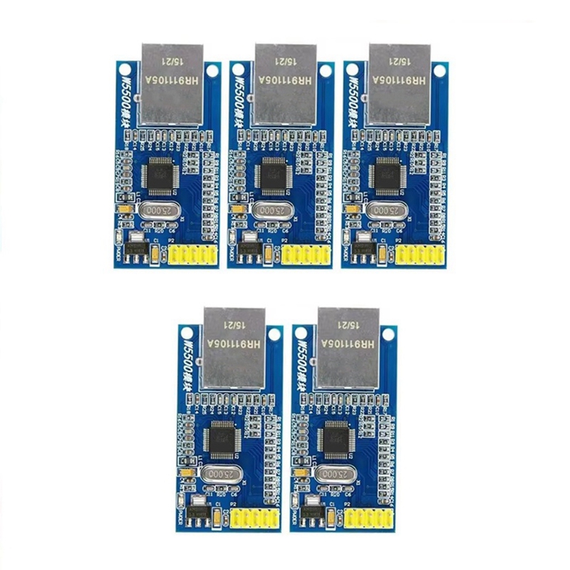 Beauty <br>5PCS W5500 Ethernet Network Module /IP 51/STM32 SPI Interface 3.3V 5V I/O MCU Giá 742,000 Đồng*Miễn phí vận chuyển