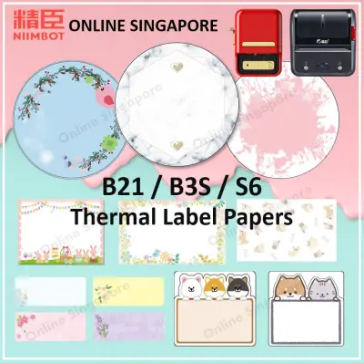Niimbot B21/B3S Thermal Label Roll Sticker Paper Printing