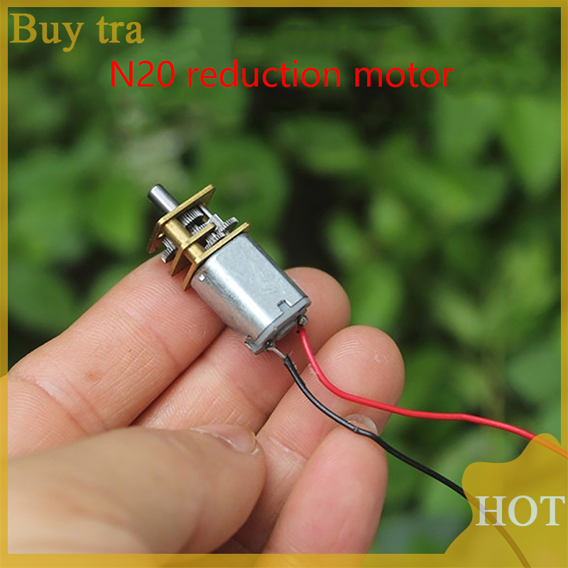 [Buytra] N20 DC3-6V điện Micro DC hướng động cơ 26-53rpm kim loại động cơ bánh răng điều chỉnh tốc độ đảo ngược