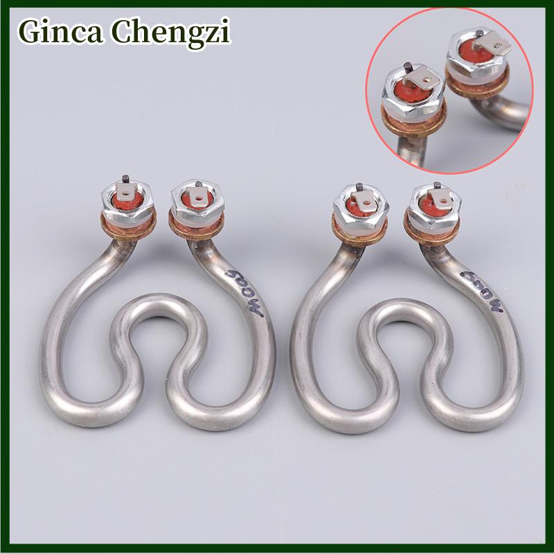 Ginca 500W 600W 220V Ấm đun nước điện không gỉ yếu tố làm nóng móng ngựa nước điện ống nhiệt cho máy pha cà phê - 2