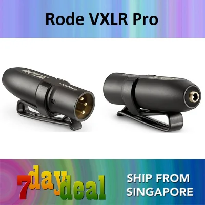 Rode VXLR Pro 3.5mm TRS Female to XLR Male Adapter with Power Converter