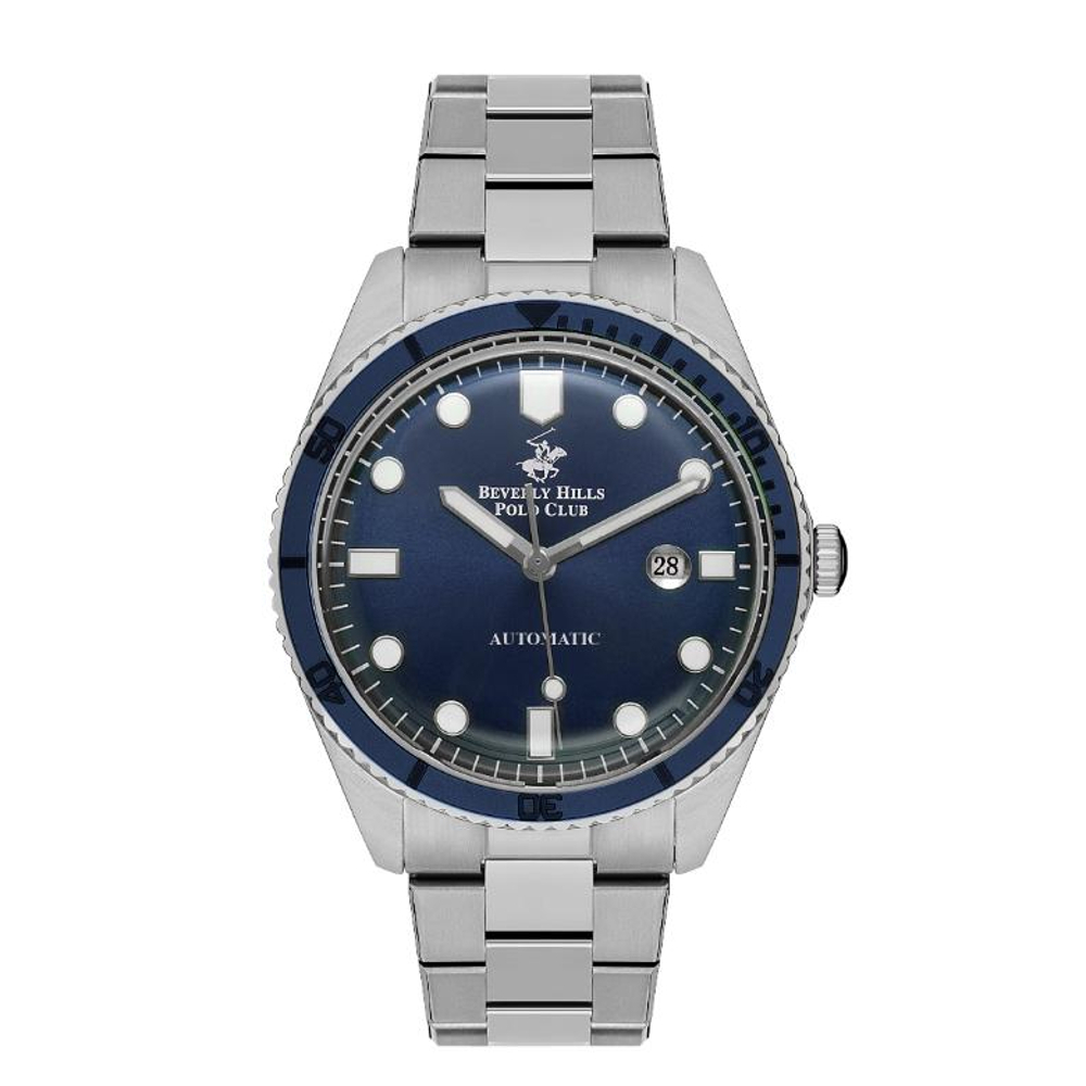 Beverly Hills Polo Club รุ่น BP3576X.390 นาฬิกาข้อมือผู้ชาย สีเงิน/น้ำเงิน 44mm. ราคา 6,209 บาท*ส่งฟรี