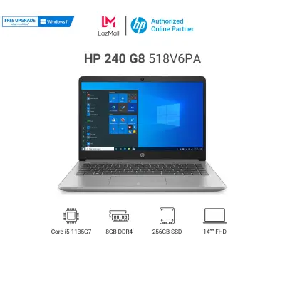 Laptop HP 240 G8 518V6PA i5-1135G7 | 8GB | 256GB | Intel® Iris® Xe | 14 inch FHD | Win 10 | Bạc