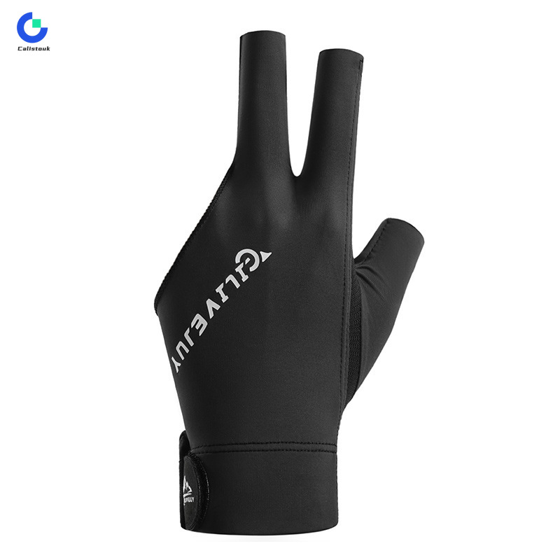Calistouk chuyên nghiệp Găng tay chơi bi-a ánh sáng và thoáng khí Ba ngón tay Găng tay Bàn bi da quần vợt chống trượt cạnh tranh đặc biệt găng tay mượt