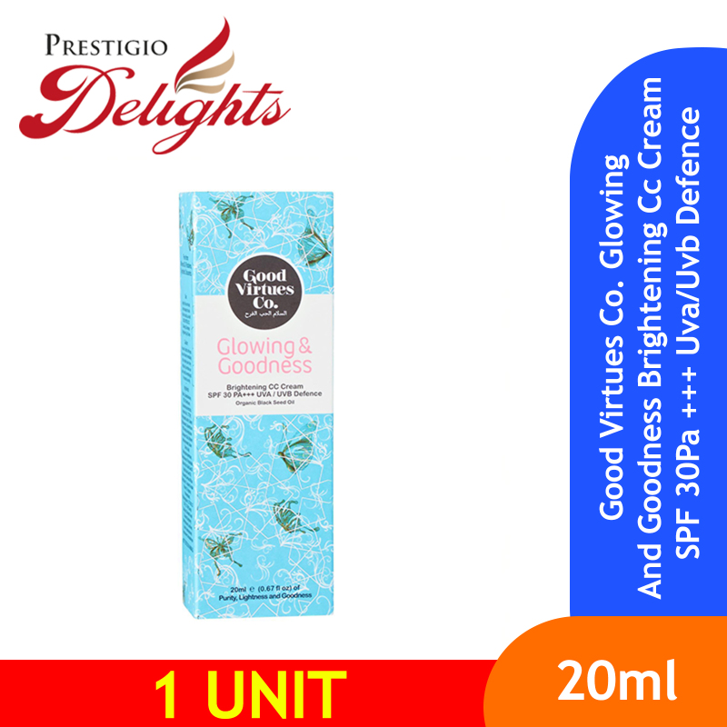 Buy Good Virtues Co. Glowing And Goodness Brightening Cc Cream SPF 30Pa +++ Uva/Uvb Defence 20ml Singapore