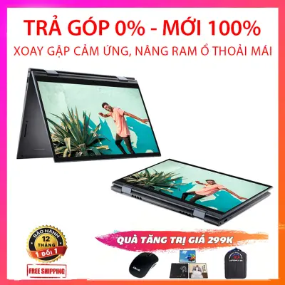 [Trả góp 0%] (NEW 100%) Dell Inspiron 7415 2-in-1 Blue, Xoay Gập Cảm Ứng, Ryzen R5-5500U, Ram 8G, SSD 256G, VGA AMD Vega 7, Màn 14 FullHD IPS, Touch