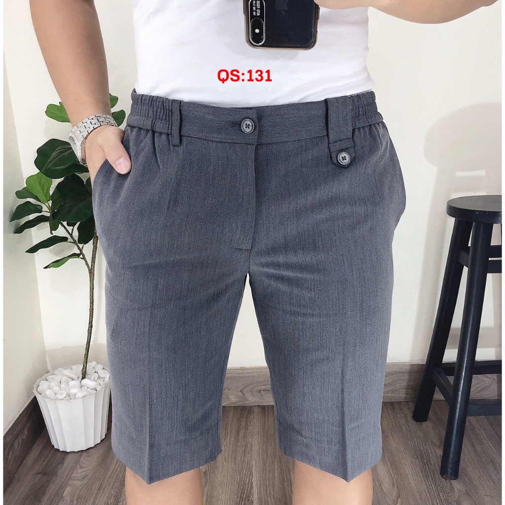 Quần short tây nam , quần sọt đùi ngắn tây âu kiểu dáng trẻ trung năng động, thoáng mát co dãn nhẹ 4 chiều QS131