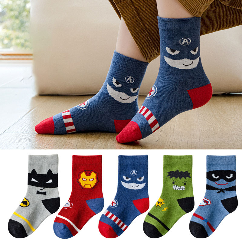 Children Socks Wholesale Pure Cotton Spring Autumn Thin Style Middle Tube