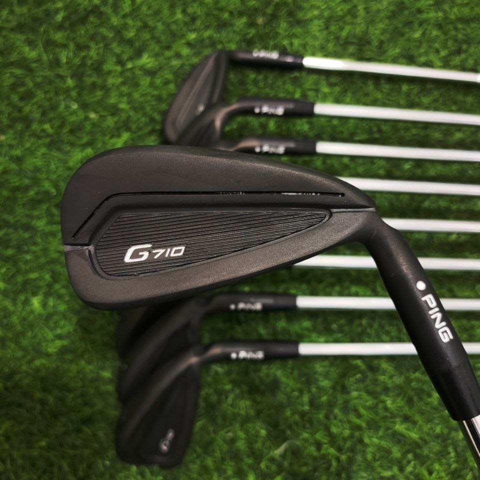 PING G710 Golf Kulüpleri Golf Ütüleri 4-9/PW/UW/SW Kulüp Ütüleri S/SR/R Flex Grafit/Çelik Mil ve Kafa Örtüsü A Set 9 ADET