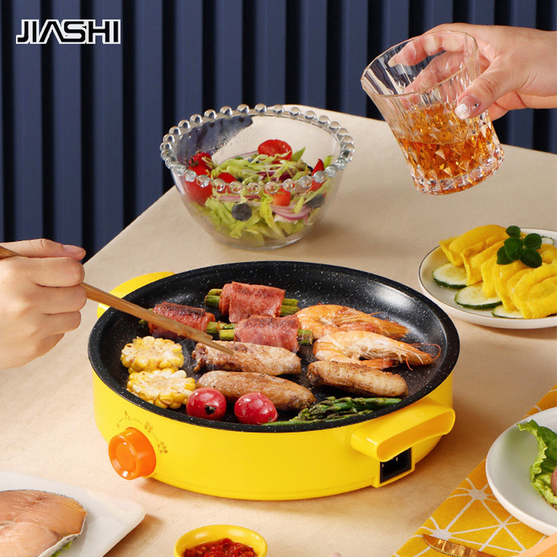 Chảo nướng Lò nướng điện Chảo rán chạy điện gia dụng Chảo nướng điện Jiashi Chảo chống dính