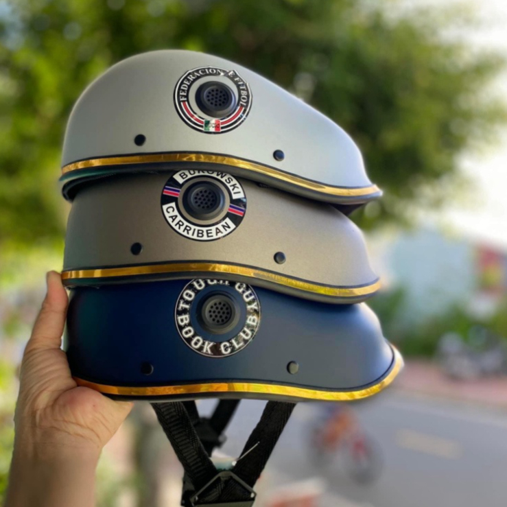 Nón bảo hiểm beret nam nữ cao cấp nhiều màu lựa chọn, chất liệu nhựa ABS . beret