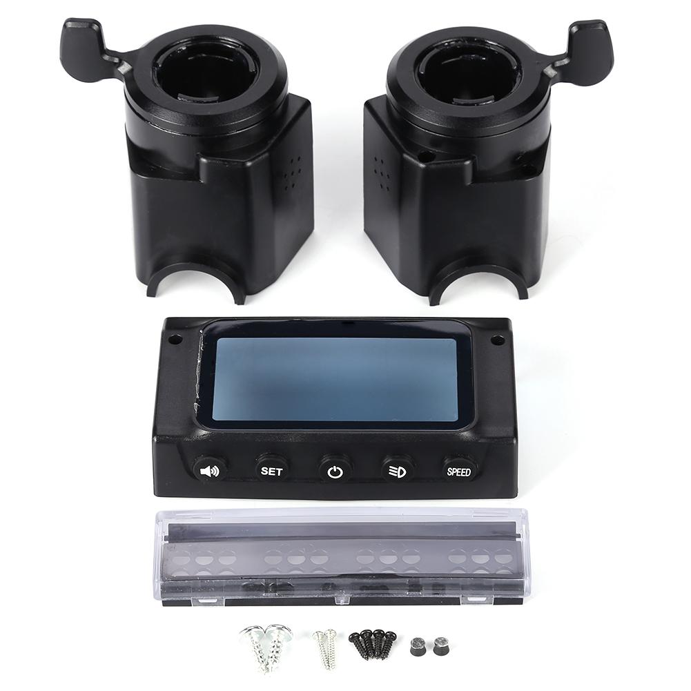 Vỏ màn hình xe máy điện + 2 tay cầm ngón tay cái + vỏ đèn cho kugoo S1 S2 S3