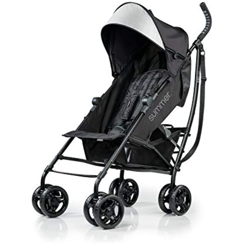 Summer Infant 3Dlite Convenience Stroller, Jet Black, 32843 Singapore