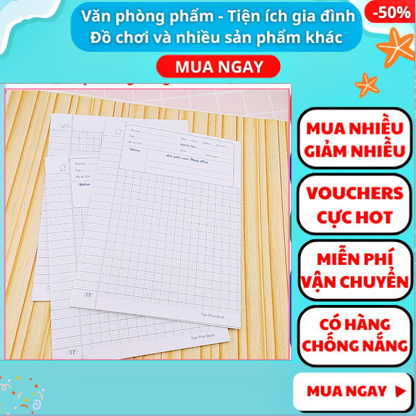 Combo 30 tờ giấy kiểm tra học sinh giấy dày không lem, xấp giấy kiểm tra 30 tờ giá rẻ, giấy kiểm tra học sinh chất lượng cao đồ dùng học tập - Gift Love