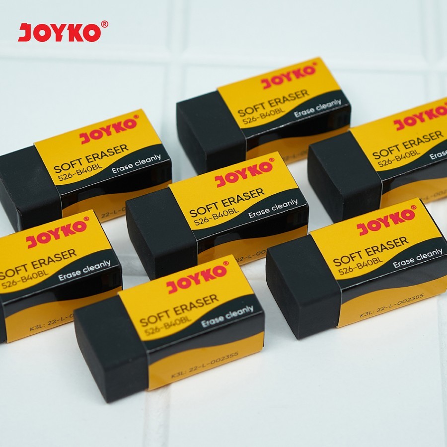 (BOX = 40PC) GROSIR PENGHAPUS STIP HAPUSAN JOYKO Eraser 526-B40
