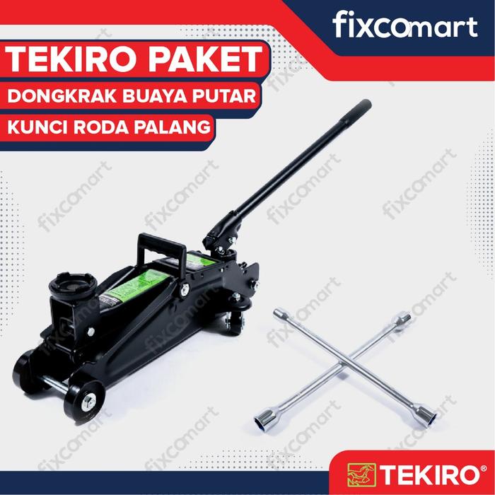 TEKIRO DONGKRAK BUAYA PUTAR & TEKIRO KUNCI RODA PALANG - ForUs Mart Giá 1,381,000 Đồng*Miễn phí vận chuyển