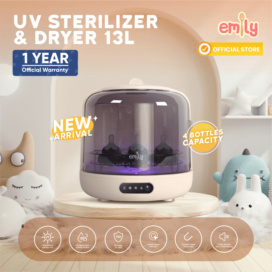 Emily UV Sterillizer & Dryer Est-19706 13L 150W Sterillizer Baby