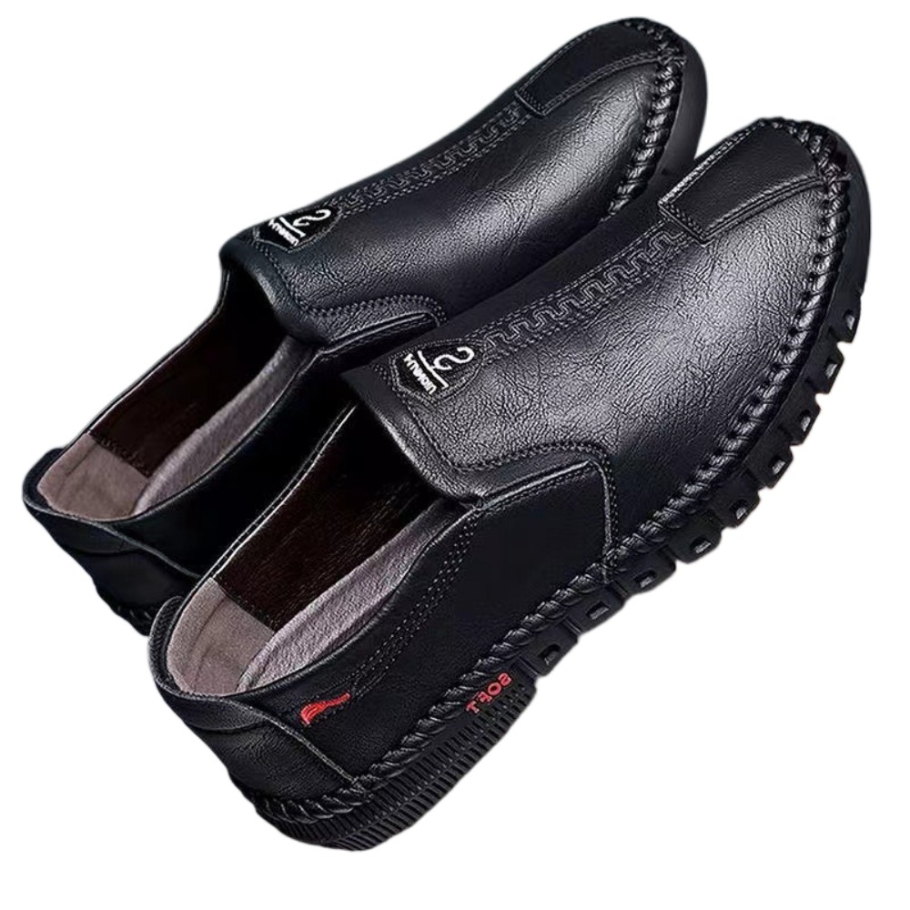 CONGYIYIMO07 Gót thấp một chân Giày da nhân tạo Thoáng khí Thủ công Giay Nam Thường ngày Trọng lượng nhẹ Giày đi bộ Trong nhà - 2
