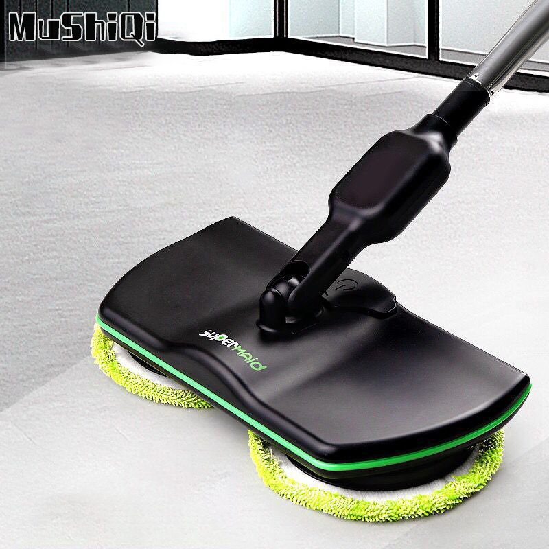 Electric mop Wireless electric rotary mop Rechargeable sweeper mop - ยี่ห้อ MuShiqi ราคา 678 บาท*ส่งฟรี