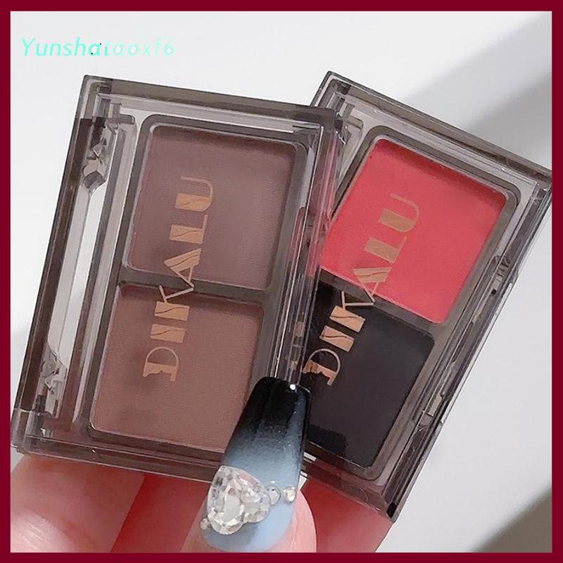 yunshataoxf Dikalu tối đêm đen Eyeshadow Palette long lanh Matte Pearlescent ánh sáng lung linh Shinny mắt sắc tố Eyeshadow Hàn Quốc mỹ phẩm trang điểm