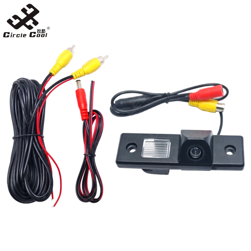 Vòng tròn mới mát mẻ! Camera dự phòng quan sát phía sau xe ô tô HD 170 độ chiếu hậu nhìn ban đêm bãi đậu xe máy quay màn hình an ninh cam
