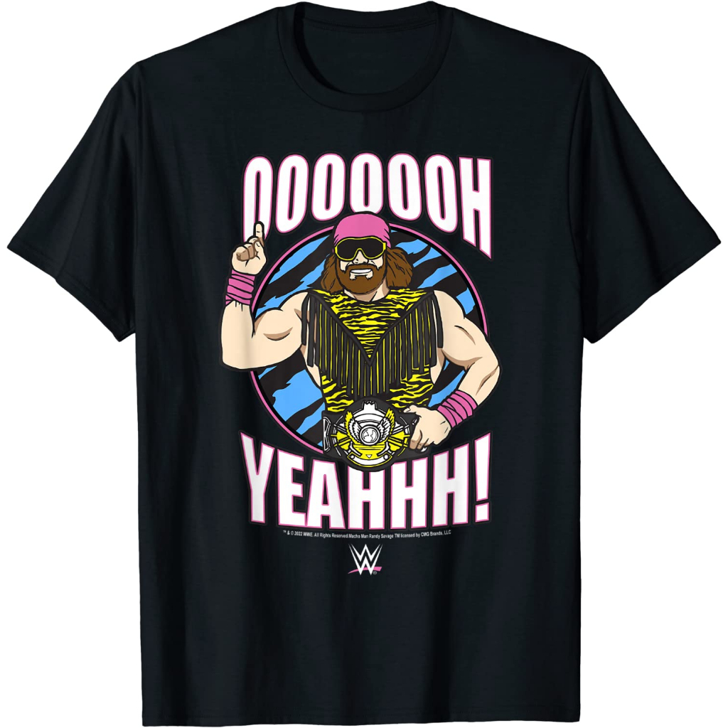 WWE The wrestling đồ họa Áo thun ngắn tay cổ tròn cotton 100% cho nam