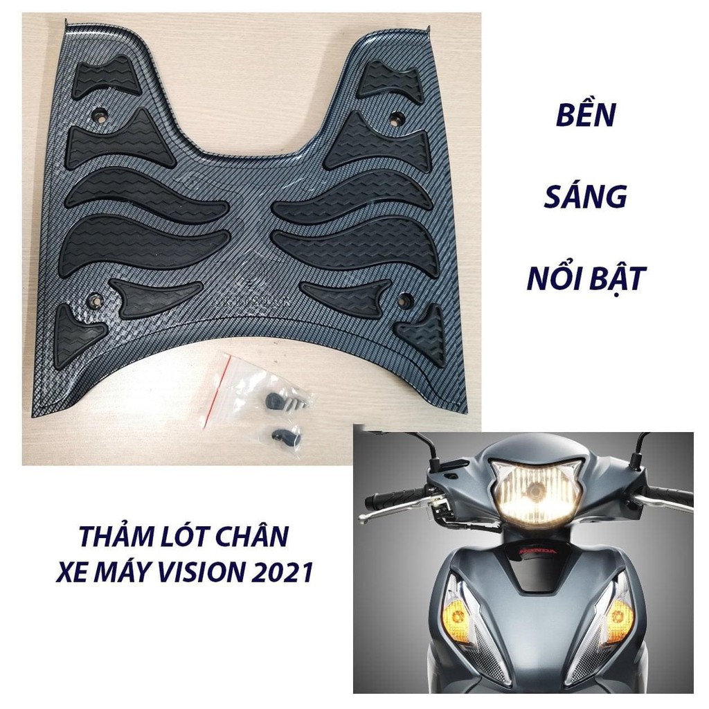Thảm để chân vision 2023 - 2022/2021 carbon cao su vision