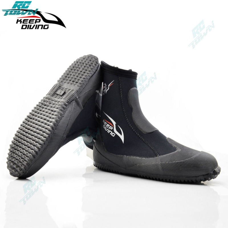 2024New!5mm Neoprene Scuba Diving Boots Water Shoes Winter Cold Proof High Upper Warm Fins Spearfishing Shoes ราคา 908 บาท*ส่งฟรี