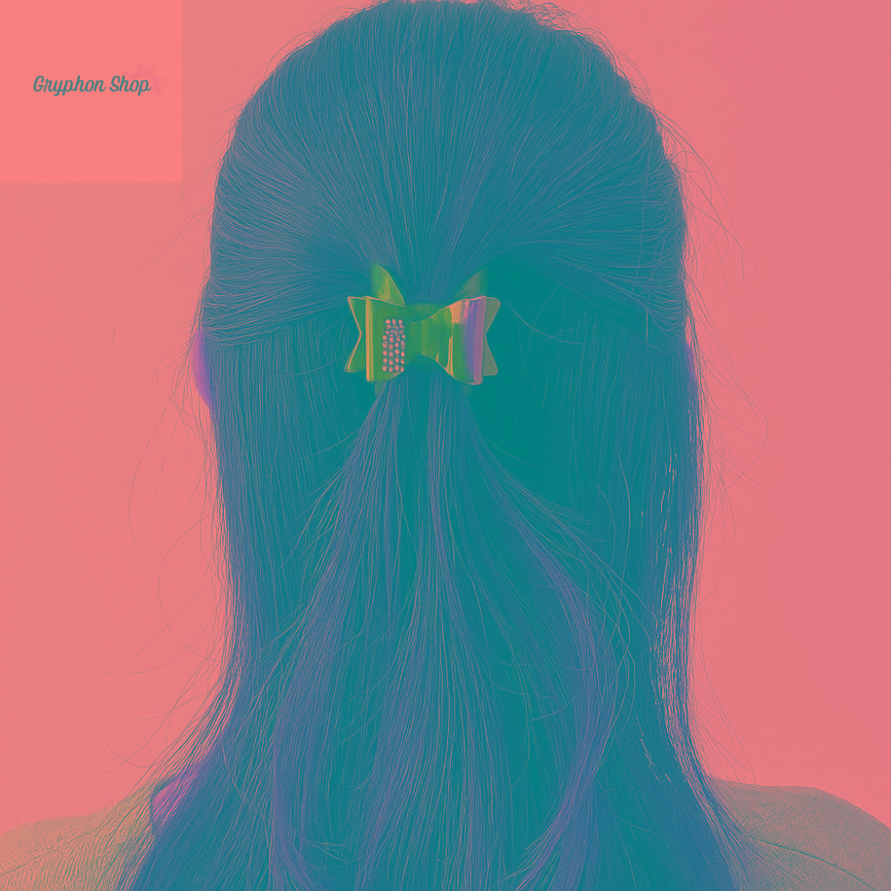 Phong cách Hàn Quốc Kẹp tóc nơ Đá quý Thanh lịch Kẹp tóc nhỏ Ngọt ngào Sáng bóng Kẹp cá mập acetate 