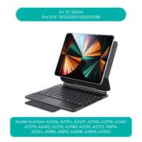 Bao da bàn phím ESR Rebound Magnetic cho iPad Air 6/7 Pro 11” Gen 11 A16 - Không kèm ốp lưng