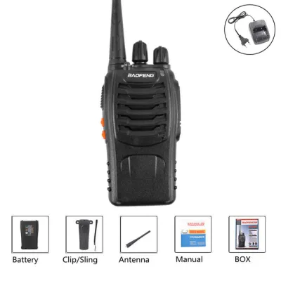 Baofeng BF-888S Walkie talkie Single Two-way radio set BF 888s UHF 400-470MHz 16CH walkie-talkie Radio Transceiver Communicator