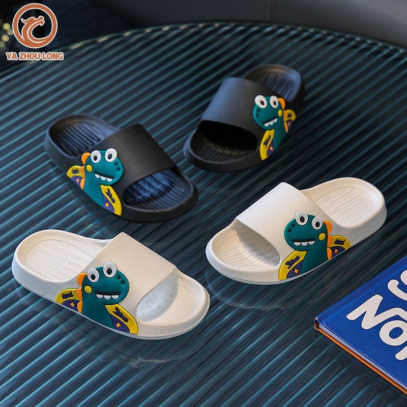 Ya zhou Dép dài cho trẻ em Dép bé trai hoạt hình dễ thương Dép bé gái dép đi trong nhà Dép bãi biển mùa hè chống trượt