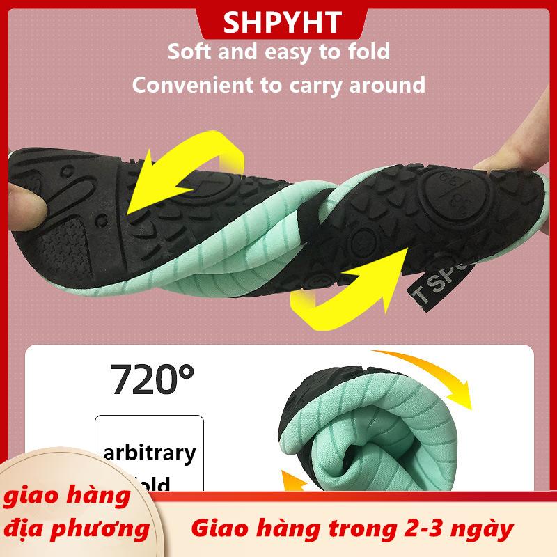 [COD] SHPYHT Giao hàng địa phương 1 đôi giày thể thao dưới nước Giày lặn biển Giày hồ bơi nhanh khô Aqua Yoga phòng tập thể dục vớ Slip-On cho lướt bơi cho phụ nữ