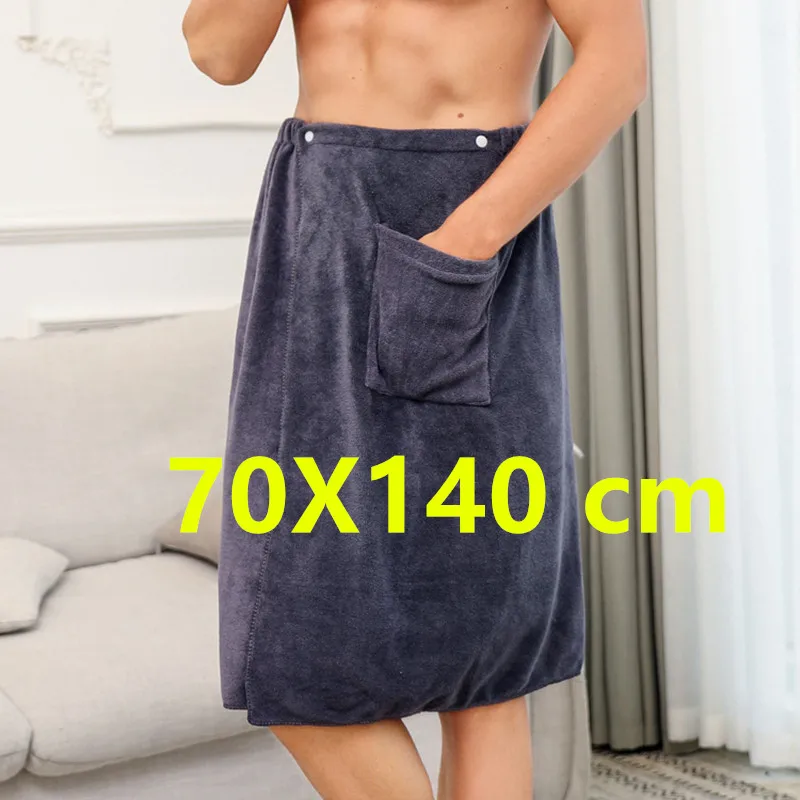 {High-end home textiles} New Thick Men's Wraps, Shower & Tub, Microfiber Towels, Bath Towels