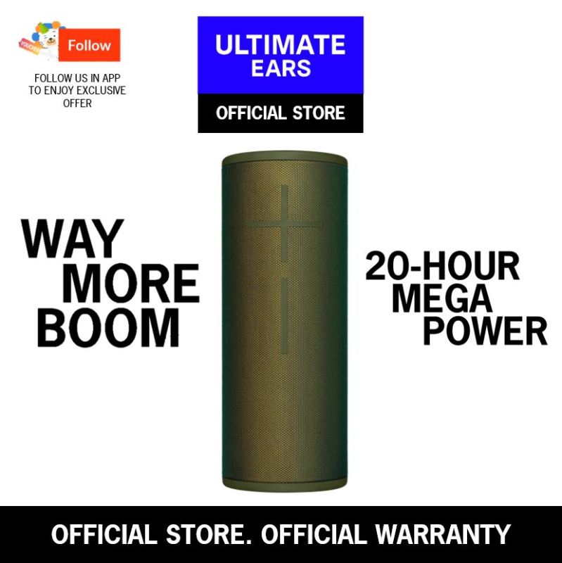 Ultimate Ears MEGABOOM 3 Portable Bluetooth Speaker Singapore